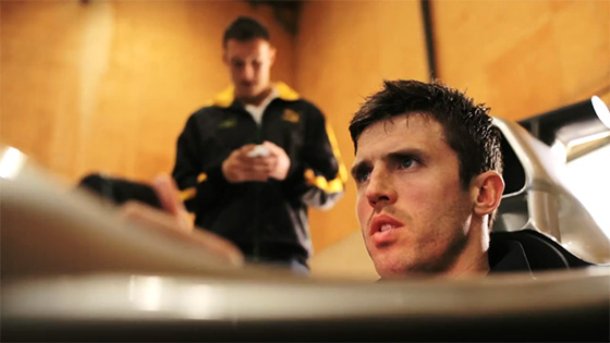 Michael Carrick takes on PUMA Race Off