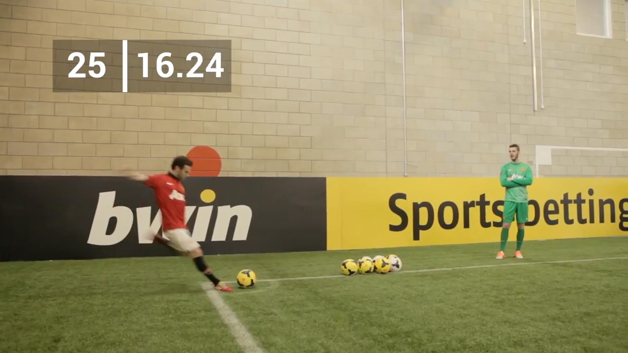 Juan Mata - Corner Kick Challenge