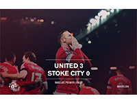 United 3 Stoke City 0